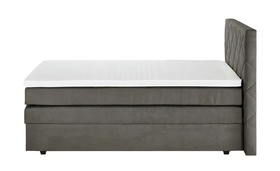 Boxspringbett Atika 140 cm Steingrau