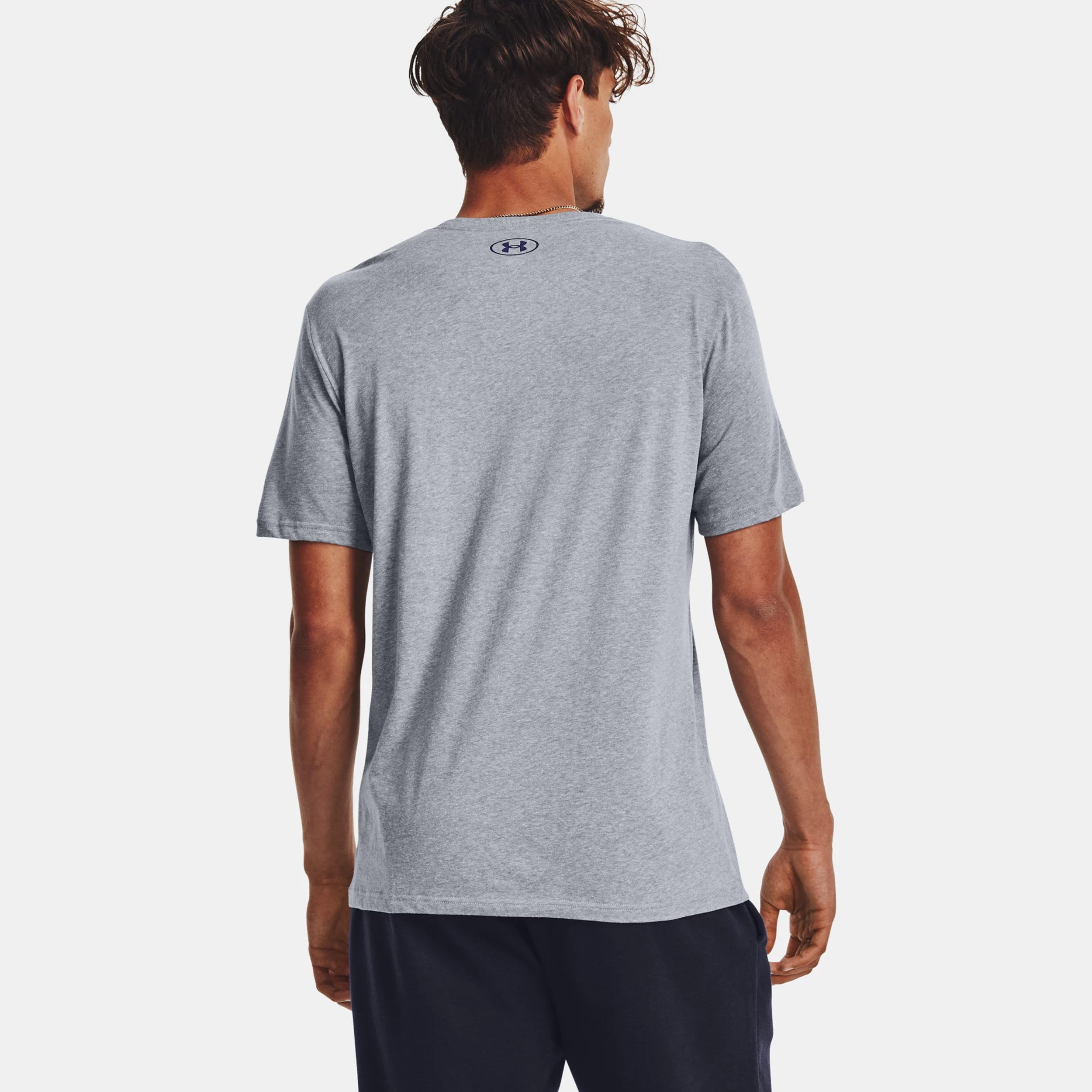 Under Armour Big Logo Fill T-shirt Hommes - Gris , Bleu