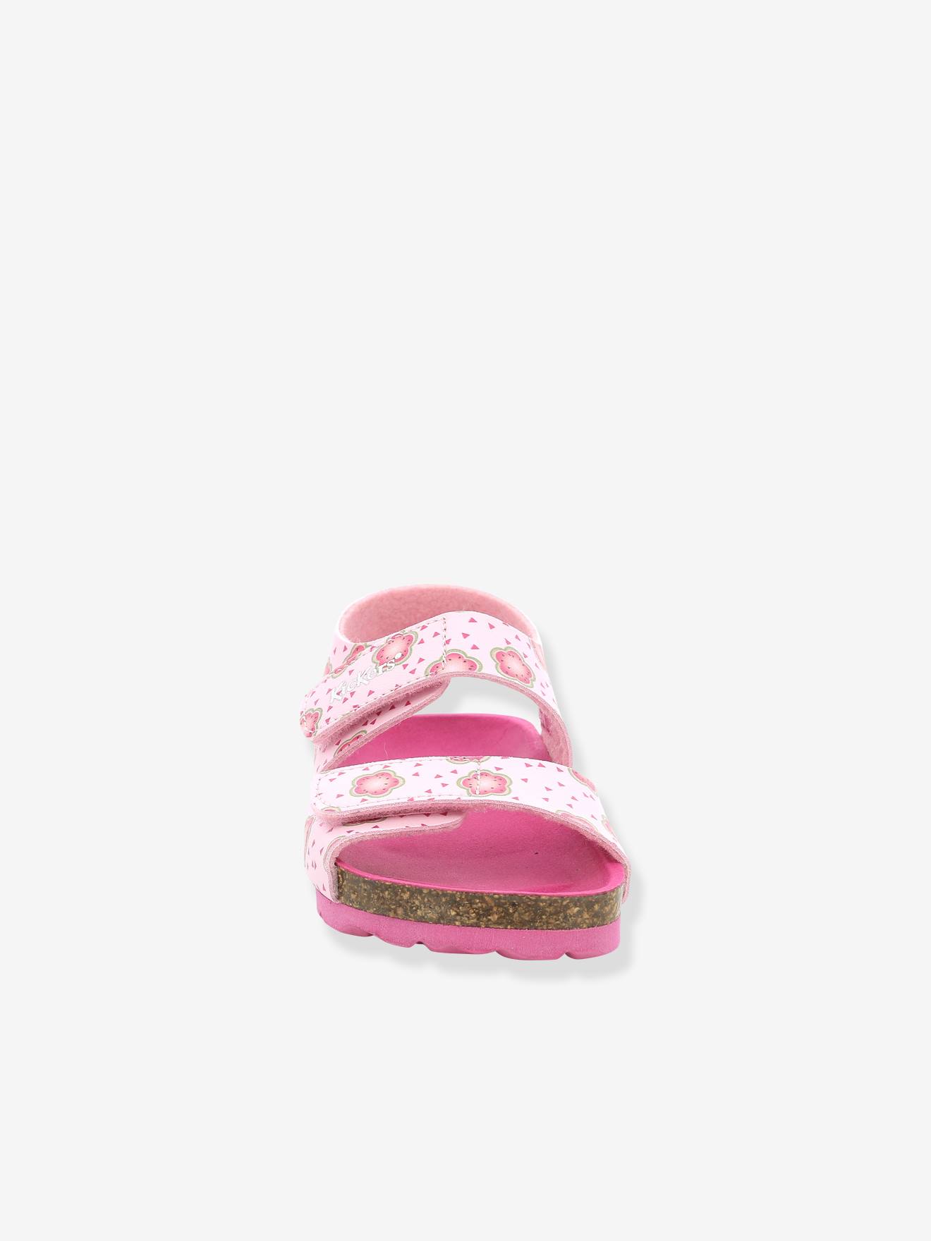 Sandálias Summerkro Summerkick KICKERS® com estampa rosa claro