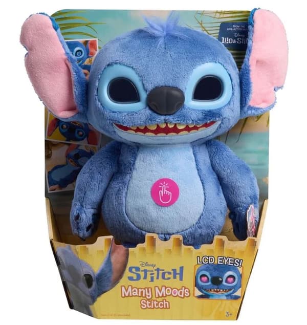 Disney Stitch Movie Interaktiv Kosedyr 27 cm med Lyd og Lys