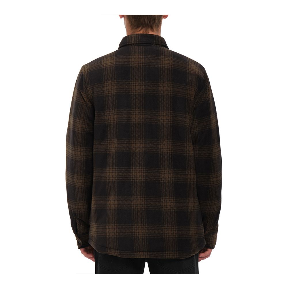 Volcom BOWERED FLEECE - Surchemise Homme bison