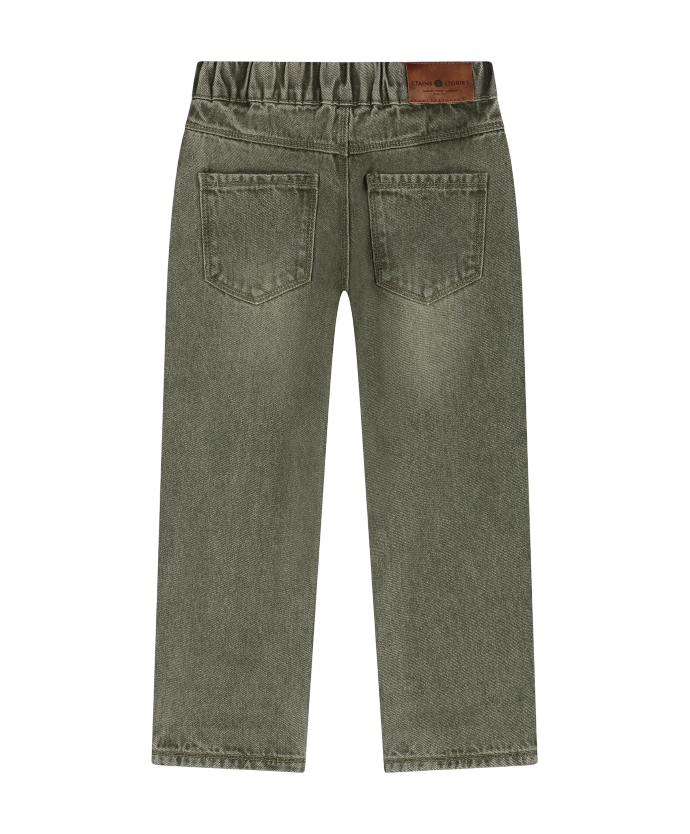 Stains & Stories jongens broek groen