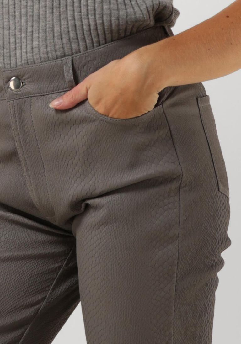grijze ibana pantalon passima croco