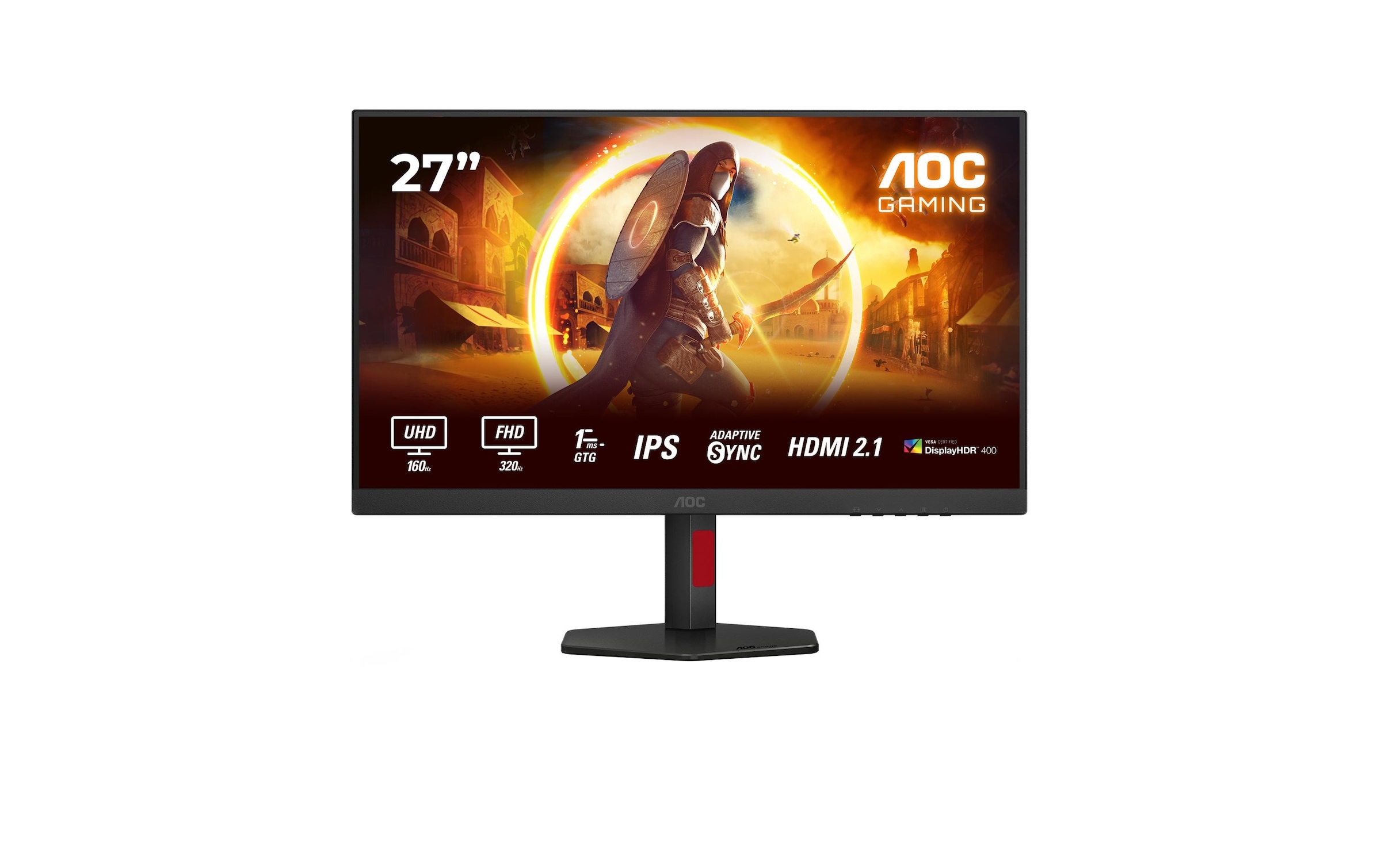 AOC LCD-Monitor »U27G4R« 68,58 cm/27 ″  3840 x 2160 px 320 Hz