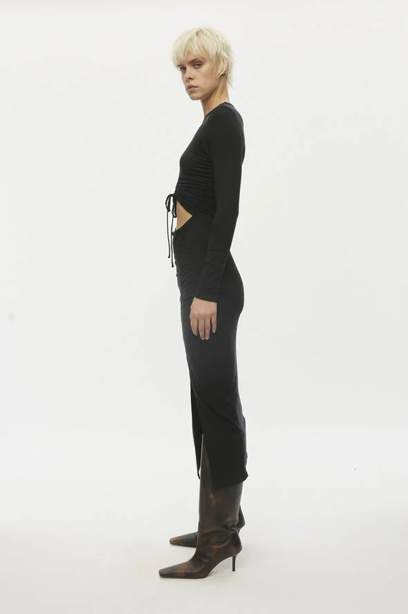Oval Square Kate Dress Black