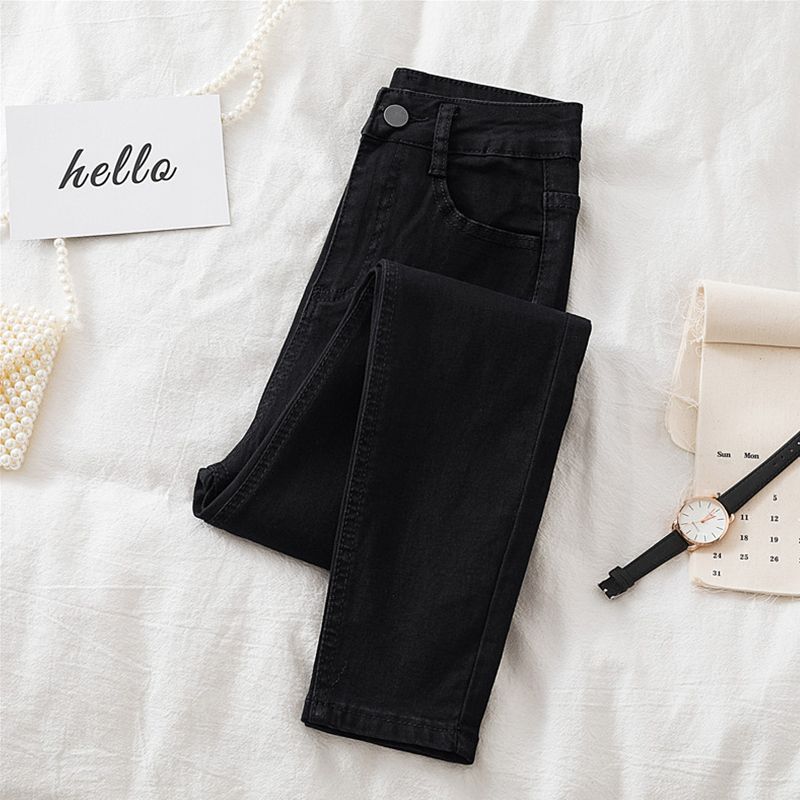 WIKPROM - Skinny jeans met hoge taille