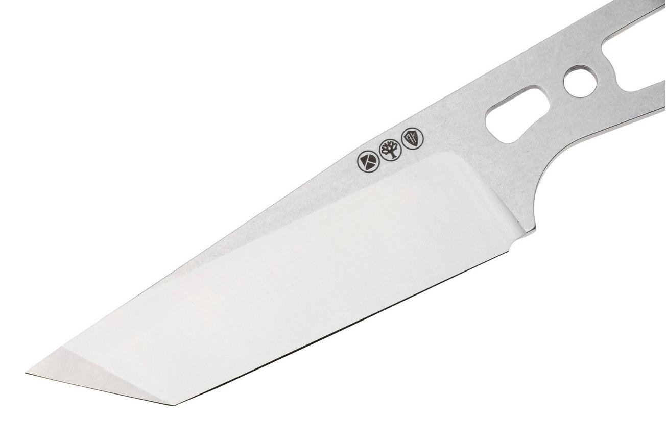 Daily Customs AK1 P10016287, Two Tone Böhler N690 American Tanto, vaststaand mes