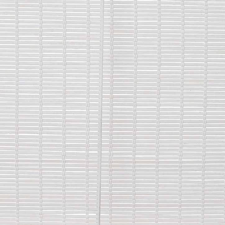 Store enrouleur bambou Colours Java blanc 90 x 180 cm