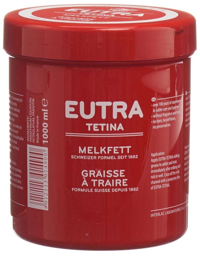 EUTRA Melkfett<br>1000 ml, Dose