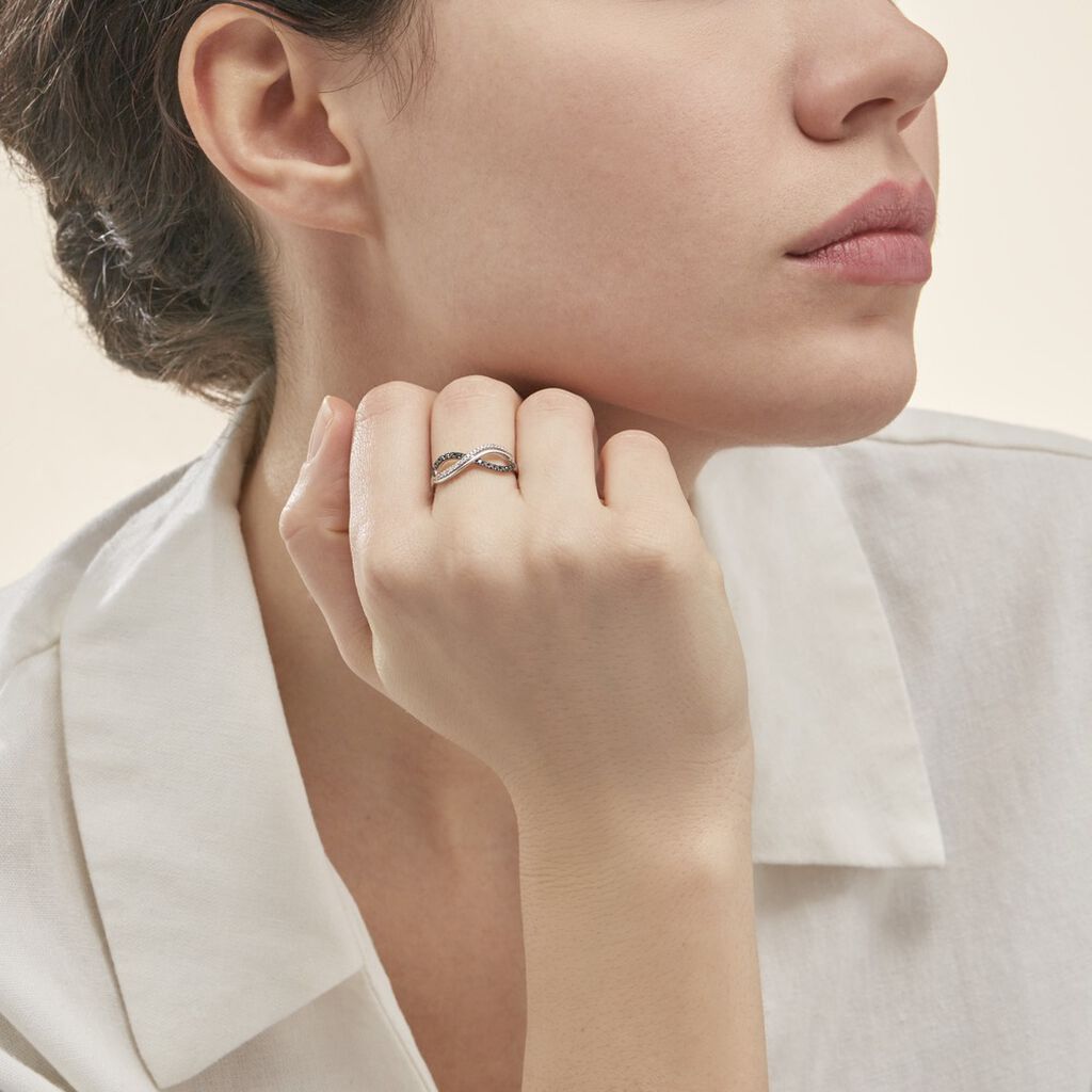 Bague Rejane Or Blanc Diamant