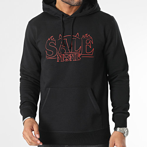 Sweat Capuche Evil Toto Noir Rouge