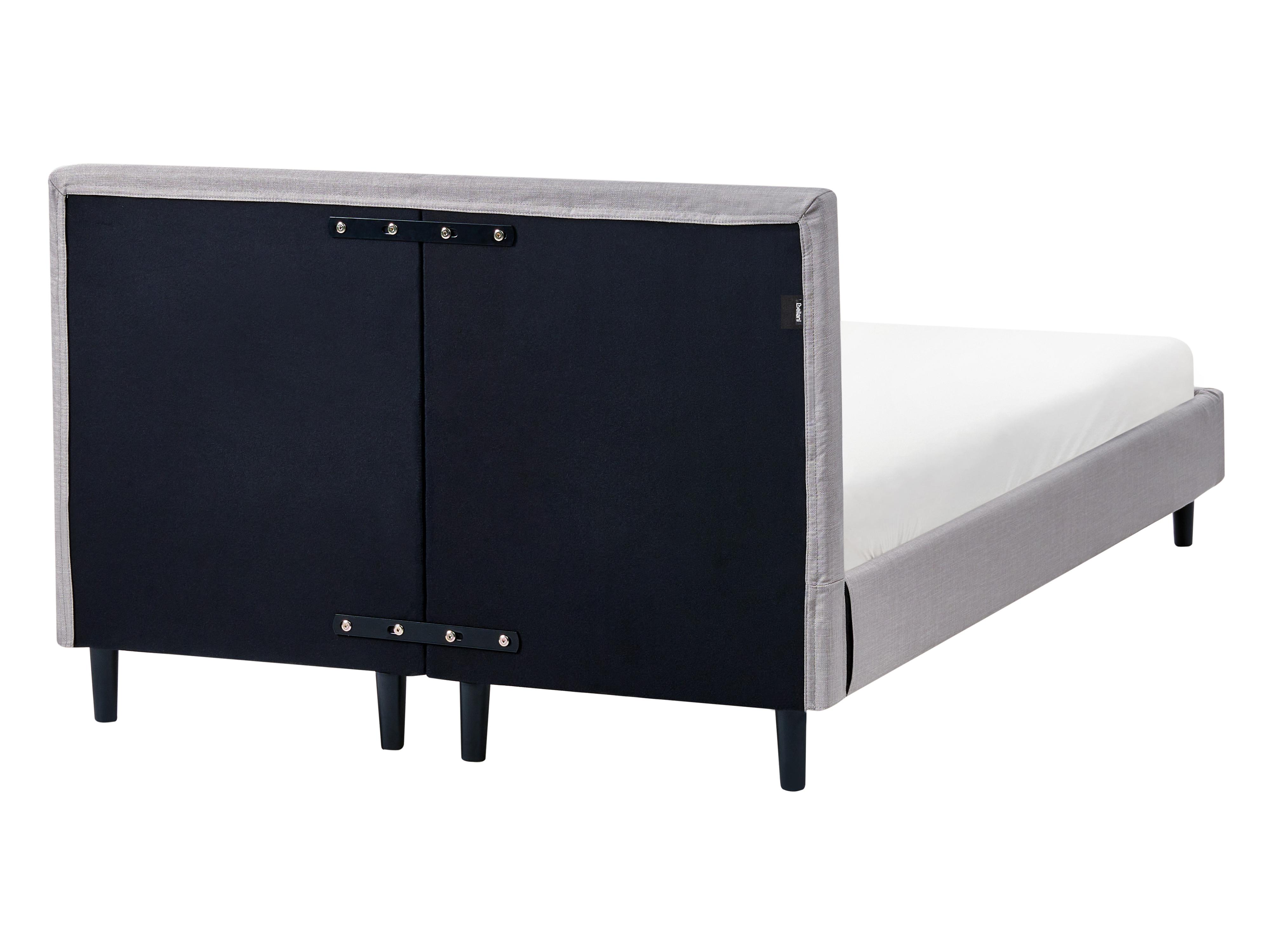 Bed Stof FITOU 120 x 200 cm Lichtgrijs