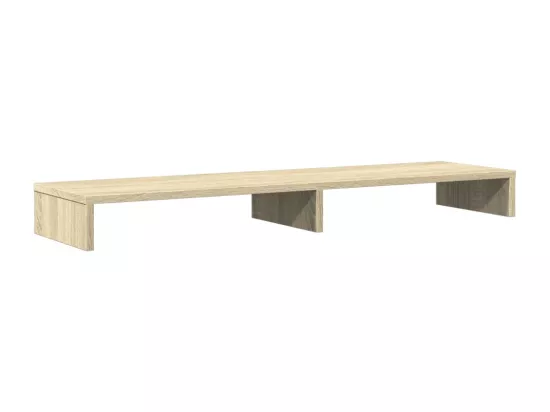 Support de moniteur chêne sonoma 100x27x10 cm bois d'ingénierie