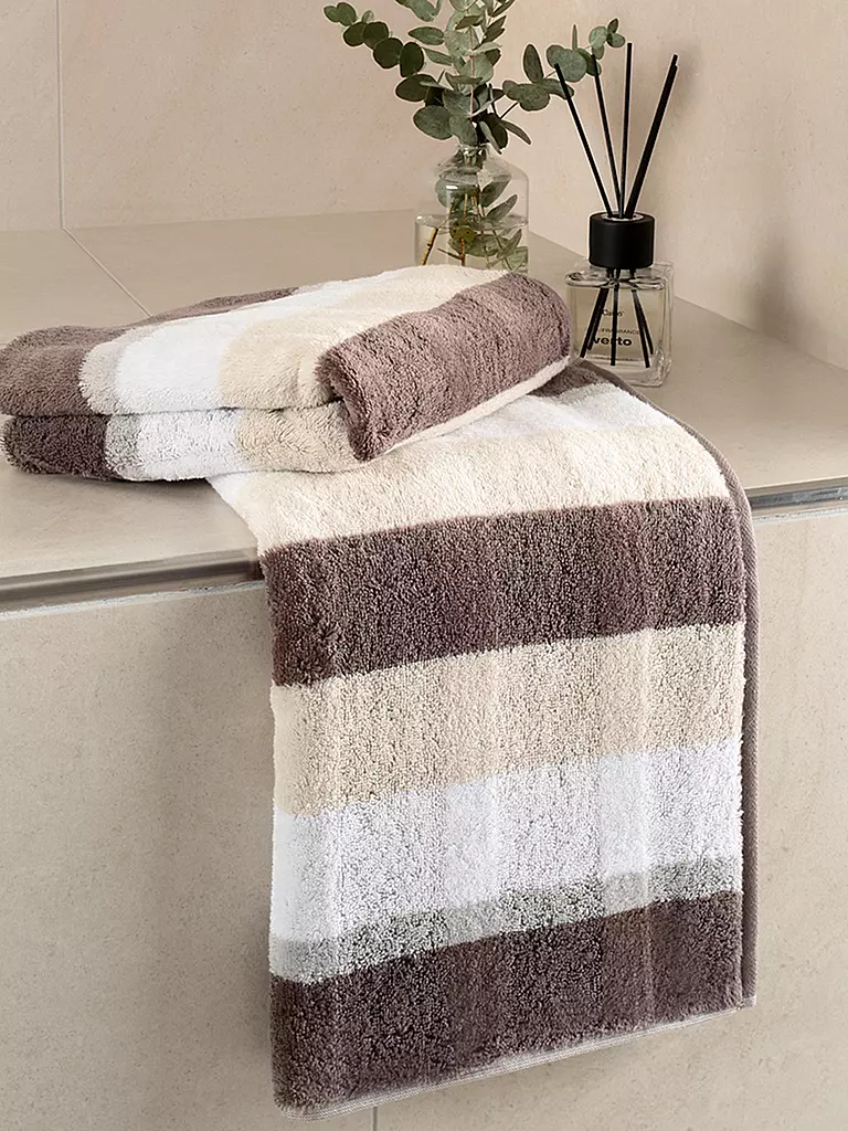 CAWÖ Duschtuch NOBLESSE 80x160cm Walnuss hellbraun