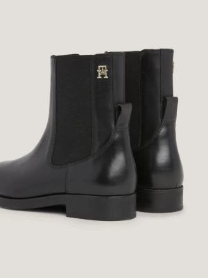 Botas de cano curto essenciais em couro de alta qualidade