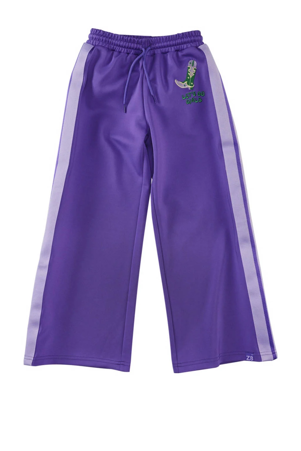 Z8 kids wide leg broek Kitana paars