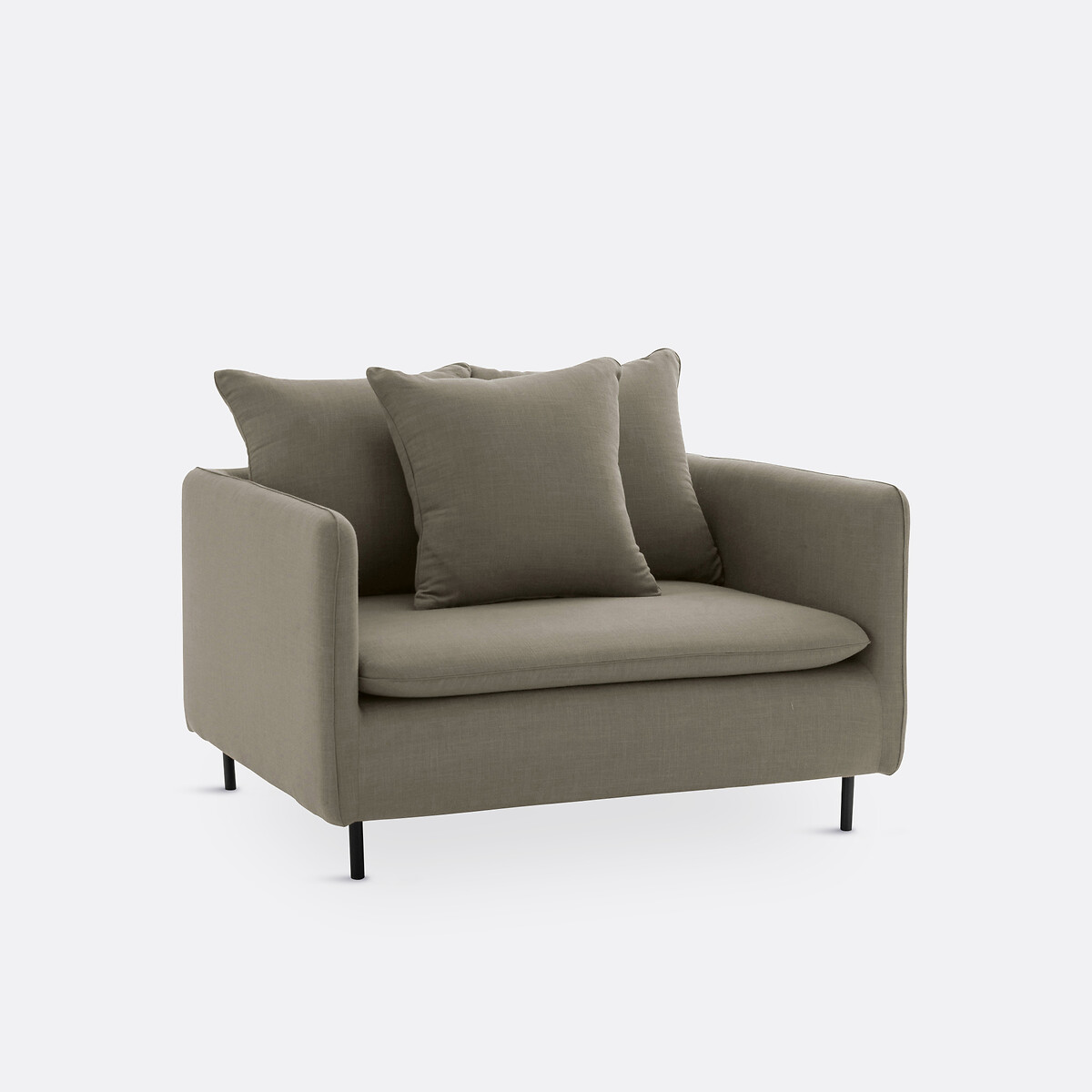 LA REDOUTE INTERIEURS<br>Poltrona XL em linho/viscose, Ivete