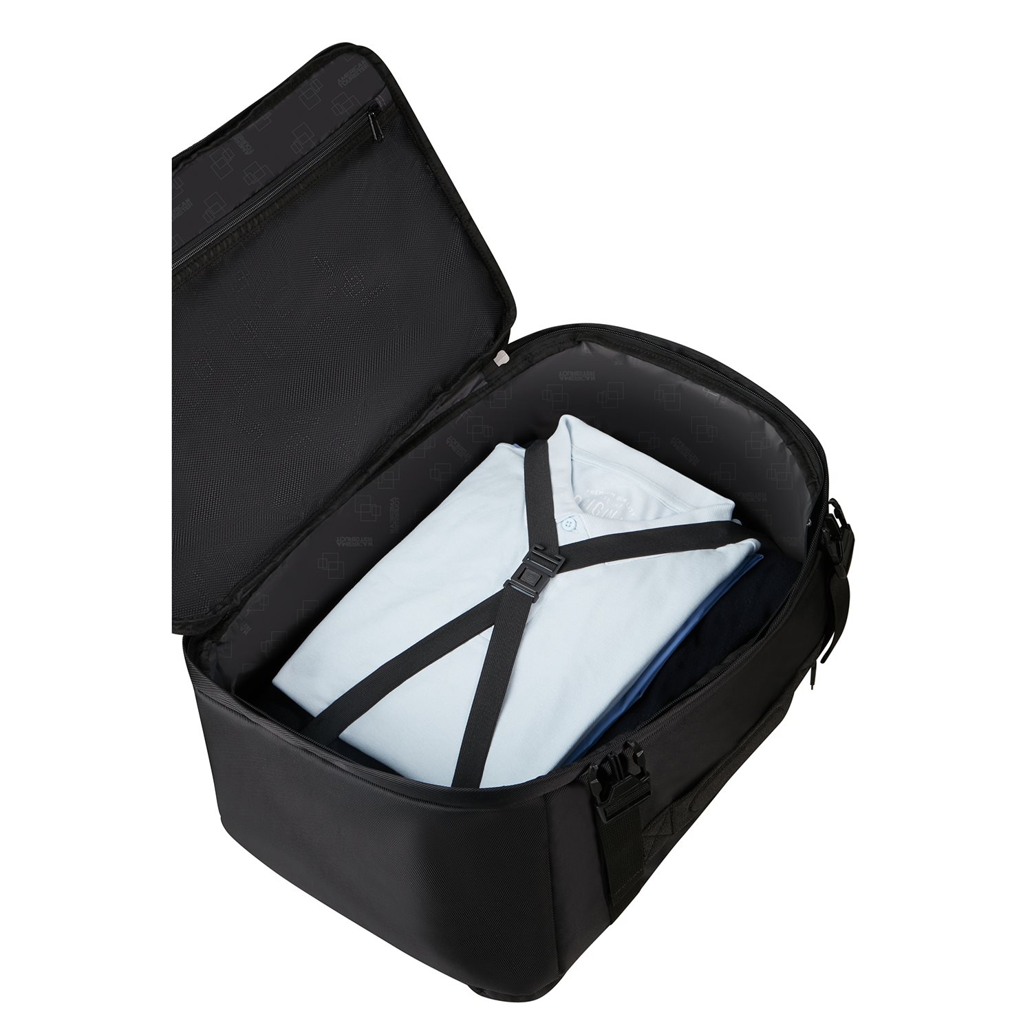 American Tourister Urban Track Travel Backpack asphalt black