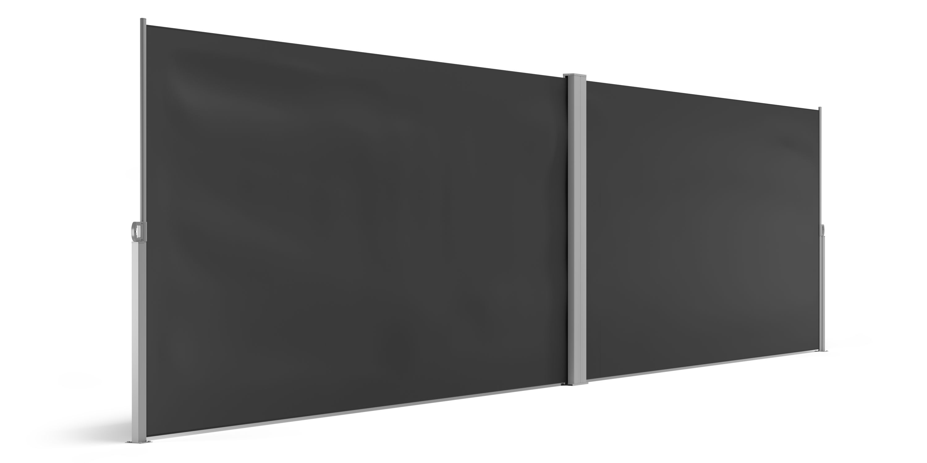 Doppelseitenmarkise VIA 180 x 800 cm anthrazit