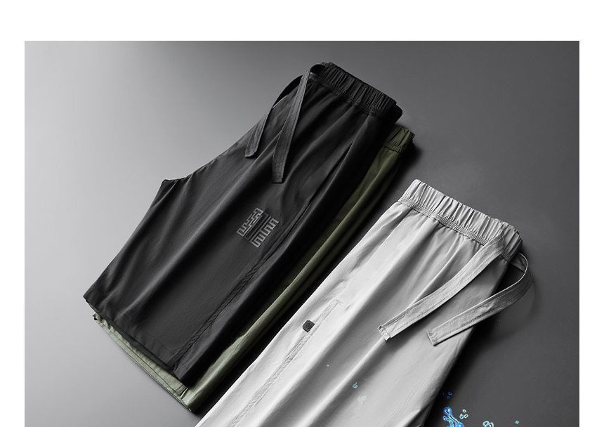 Sparrow Farm - Hoge taille grafische print trekkoord shorts