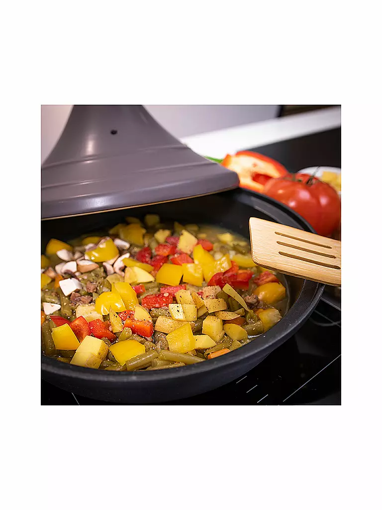 SPRING Tajine Escale 28cm/2l Schwarz schwarz
