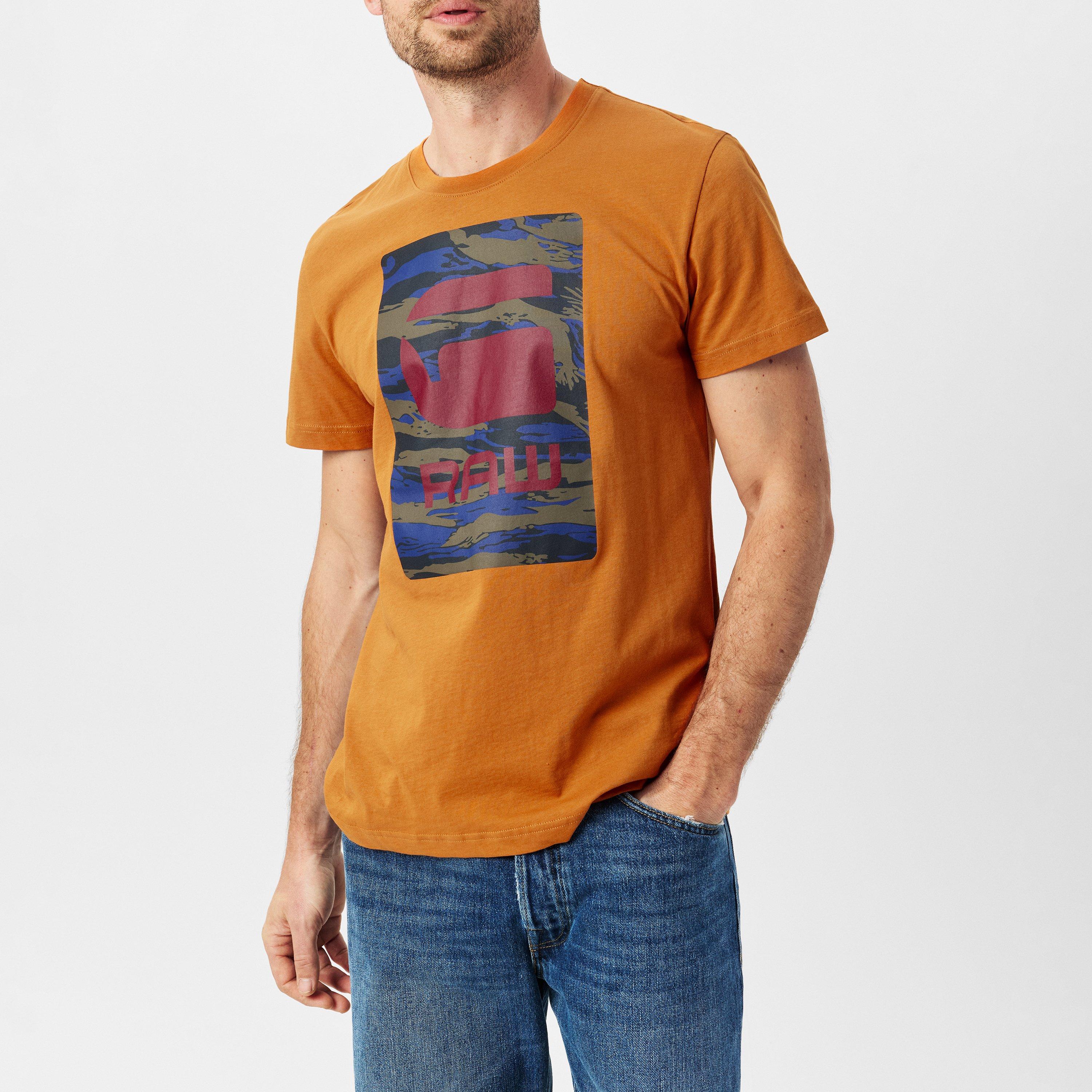G Star Camo Box Graphic T Shirt