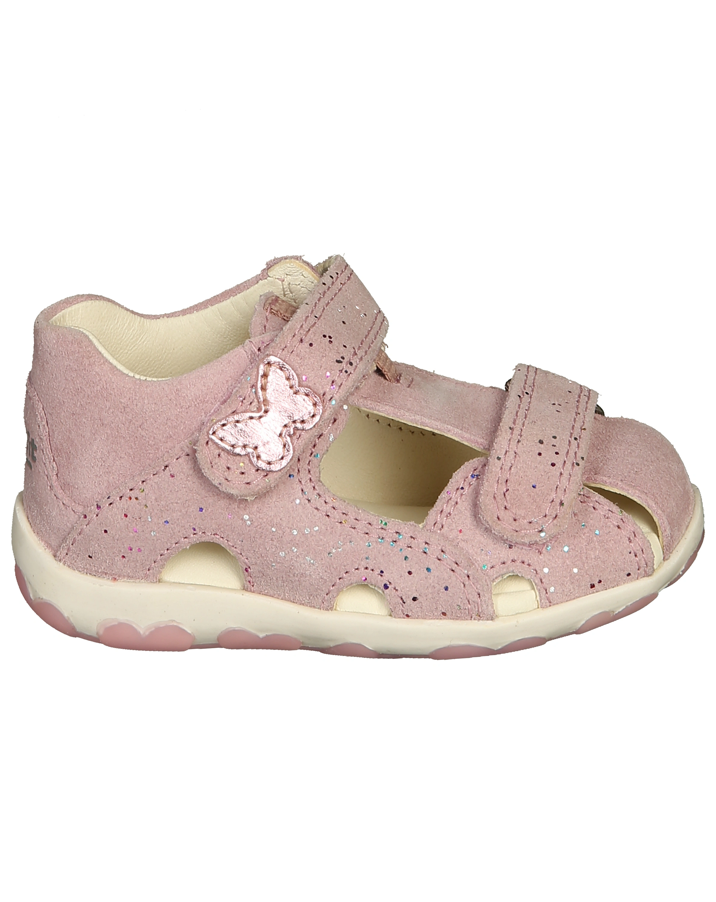 Lauflernsandalen FANNI mit Zehenschutz in rosa