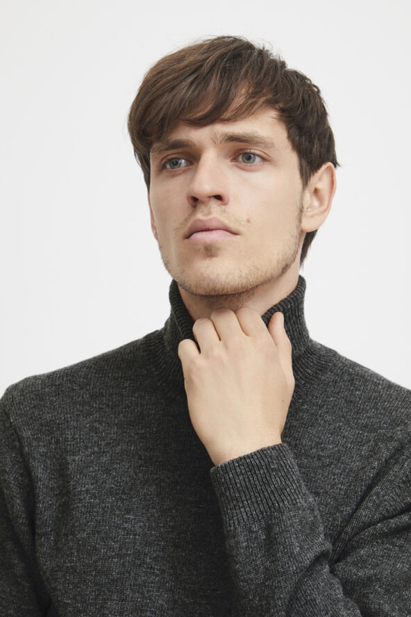 Casual Friday CFKARL roll neck bounty knit Pewter mix