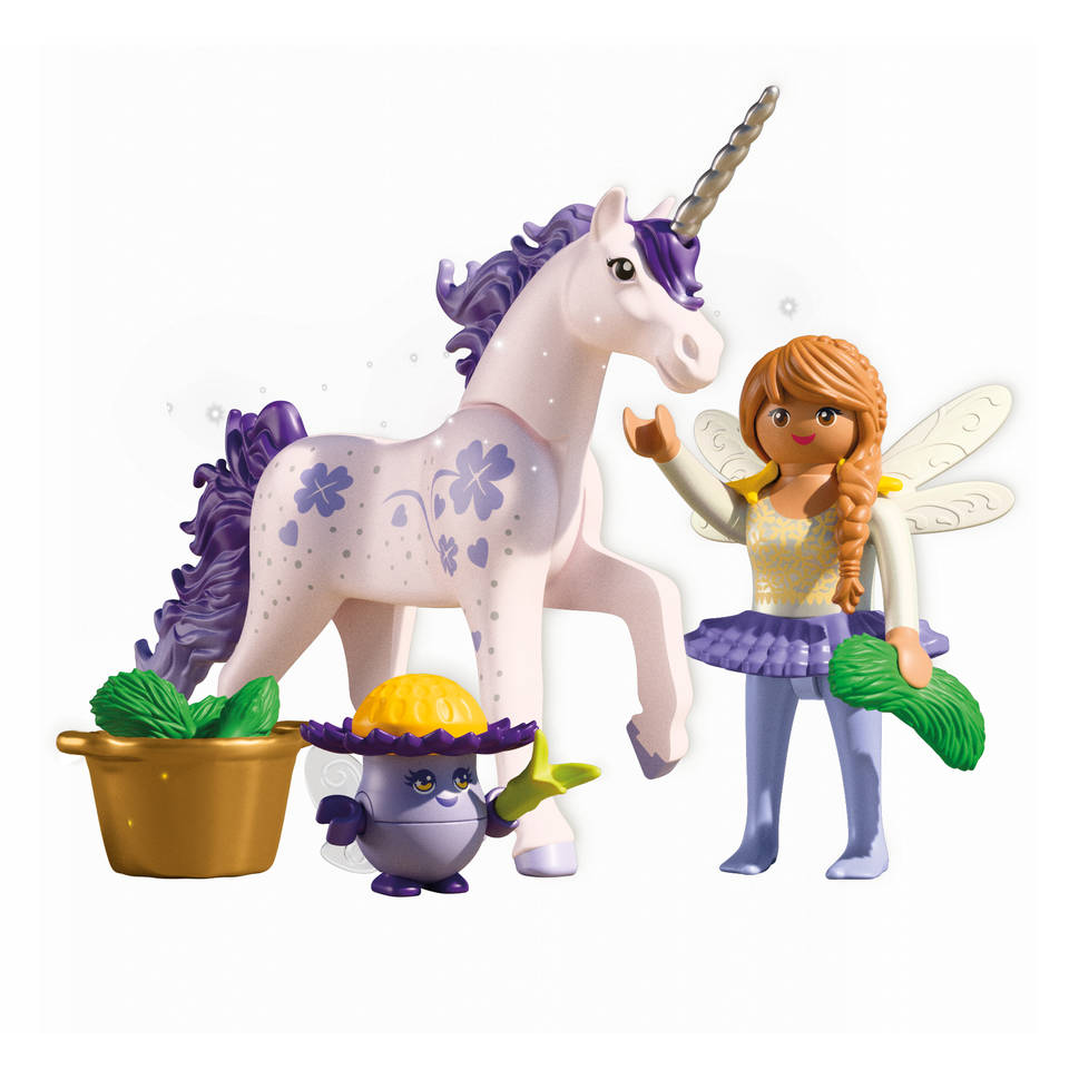PLAYMOBIL verzameleenhoorn: Gelukslavendel met fee 71843