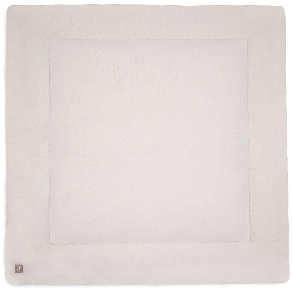 JolleinJollein   Krabbeldecke 100x100cm cloudy rib oatmeal