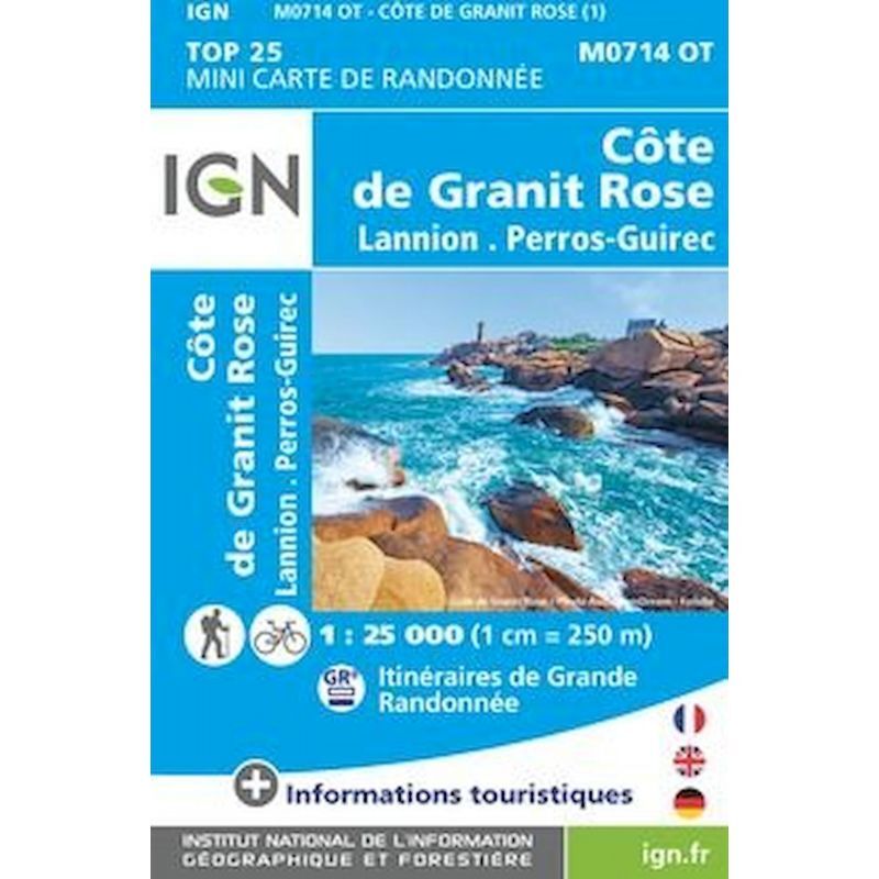 Lannion / Perros-Guirec / Les Sept Iles / Côte De Granit Rose - Carte topographique
