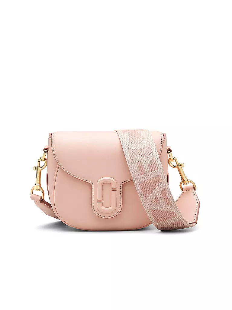 MARC JACOBS Ledertasche - Mini Bag THE SMALL SADDLE BAG rosa