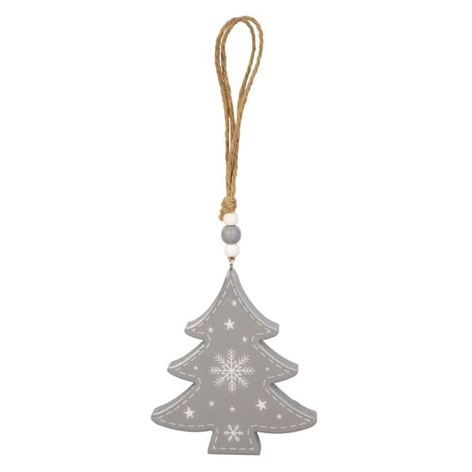 Dekohänger mit Schneeflocken - ca. 10,5 - 13 cm - 1 Stück