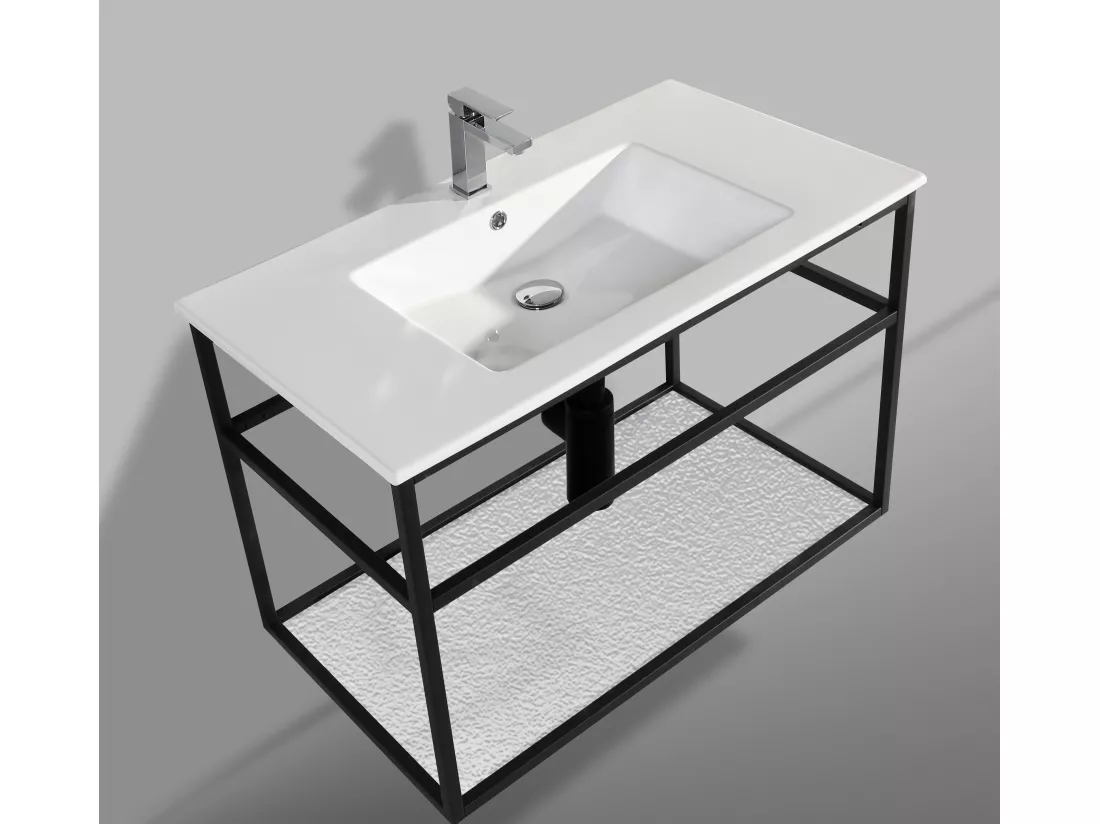 Lave main vasque 90 cm métal Aquafredo