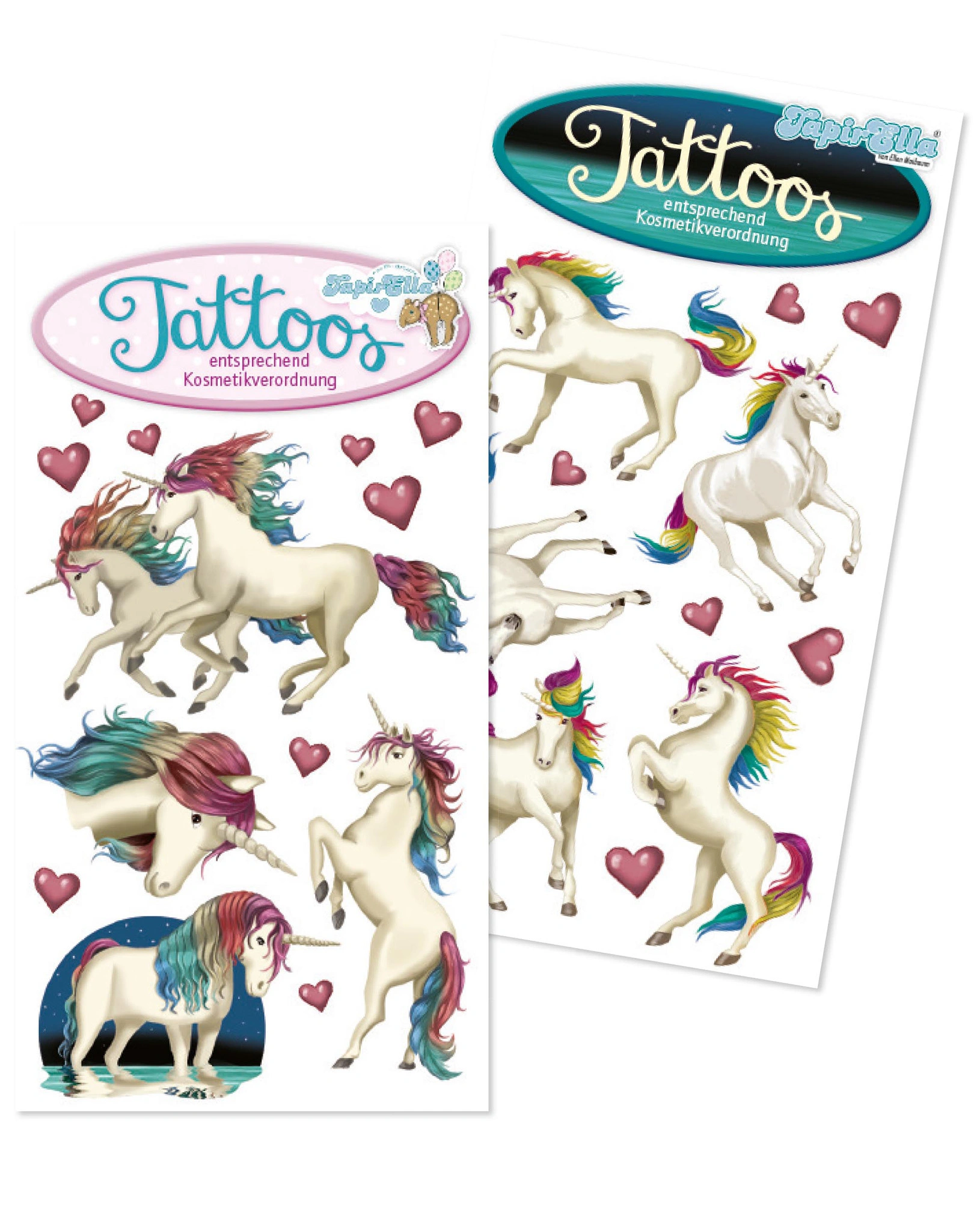 Tattooset TAPIRELLA LUNABELLE 2-teilig