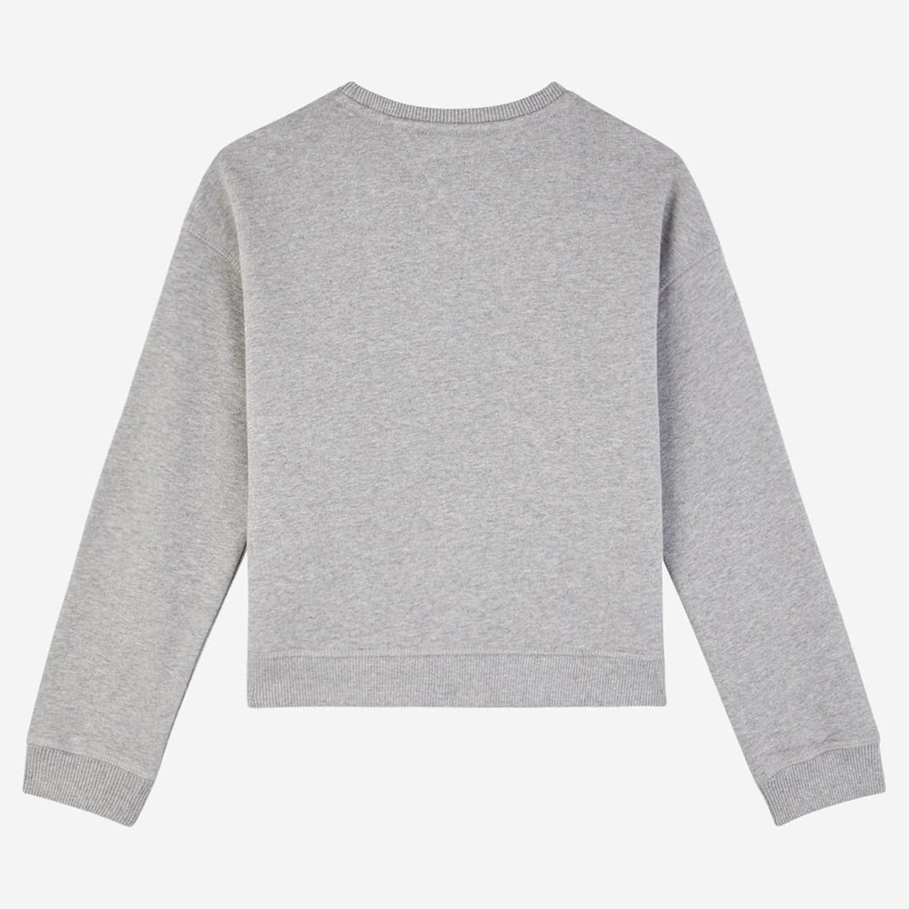 Tommy Hilfiger Sweat col rond en Coton Logo lurex gris