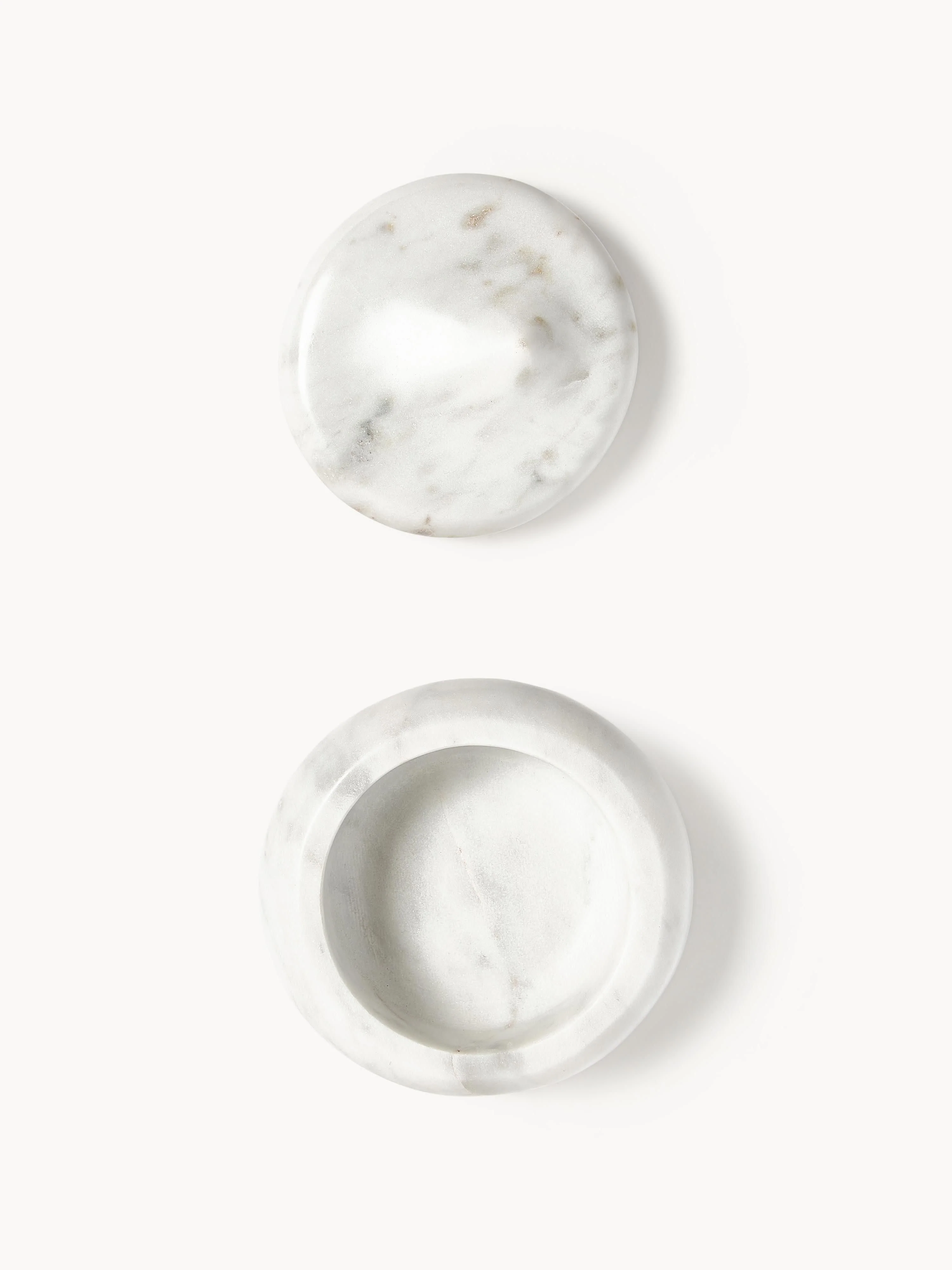 Sieradendoos Meringue  van marmer met deksel