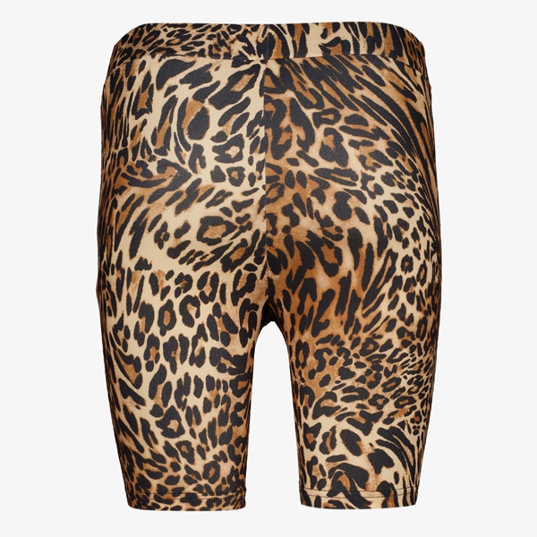 TwoDay dames casual bikershort met luipaardprint
