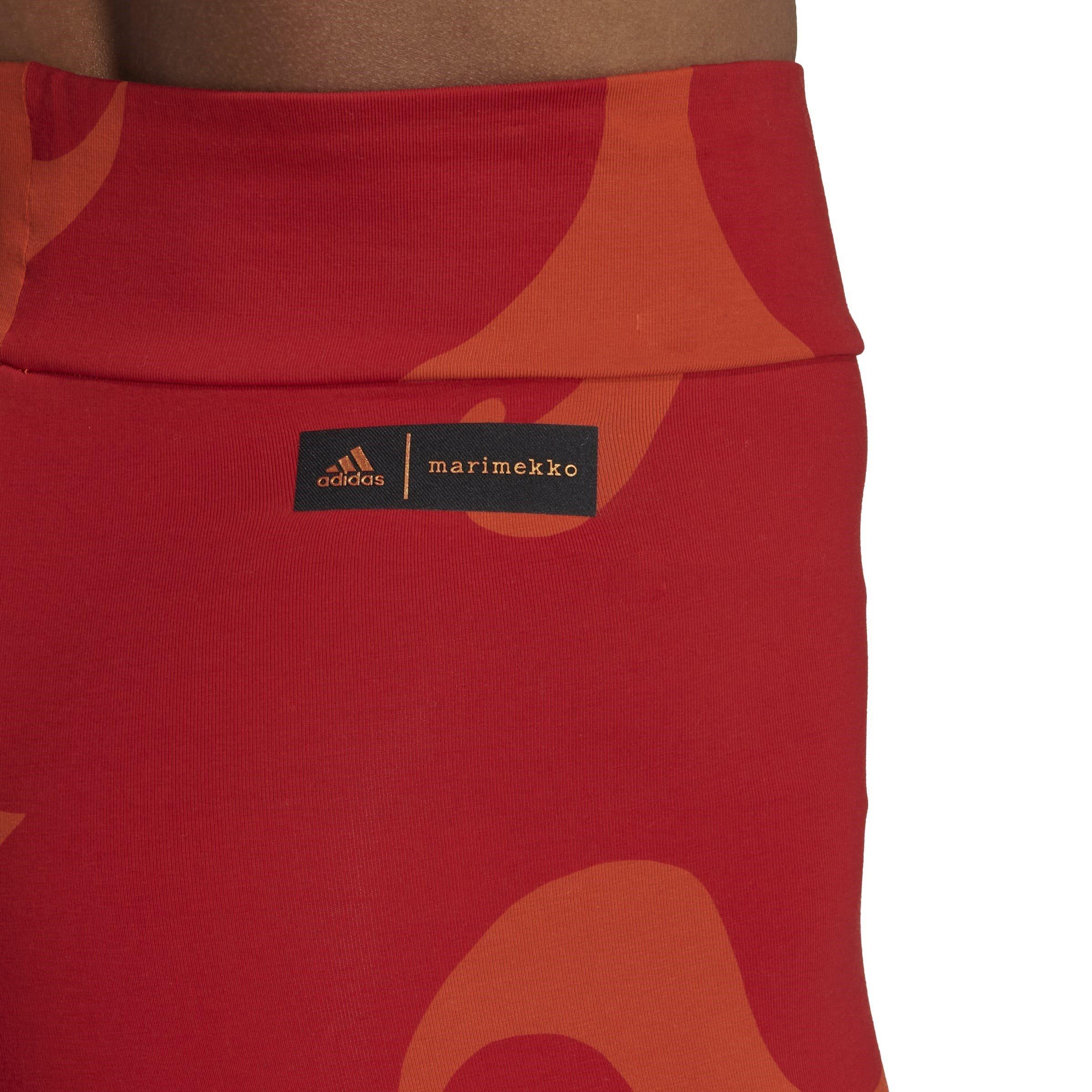 adidas Marimekko Rib Short Knee Length Leggings Womens