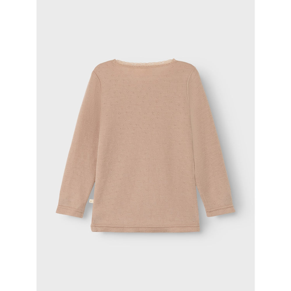 Køb Lil'Atelier Roebuck Nmfnoel Nab Uld Ls Slim Top Lil