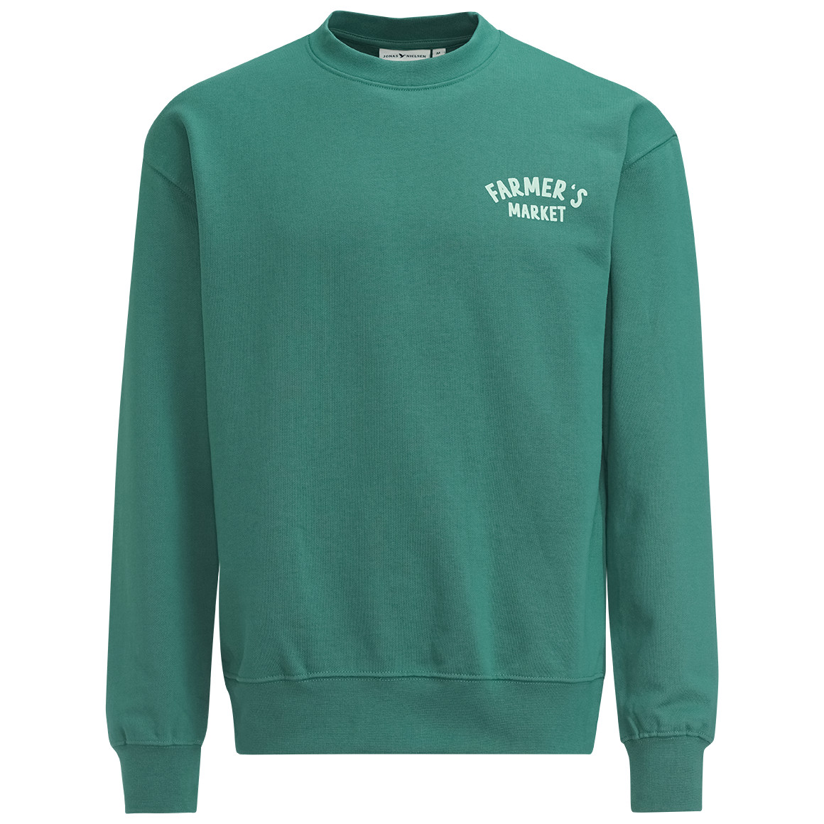 Jonas Nielsen Herren Sweatshirt mit Bio-Baumwolle dunkelgrün