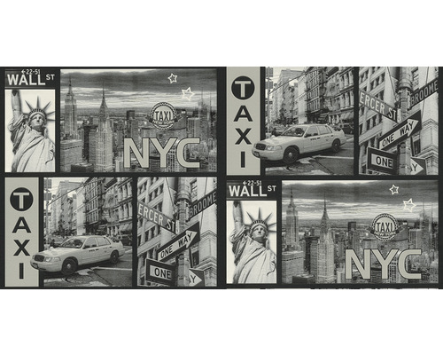 Behang 30045-2 Jongens & Meisjes 6 New York zwart-wit