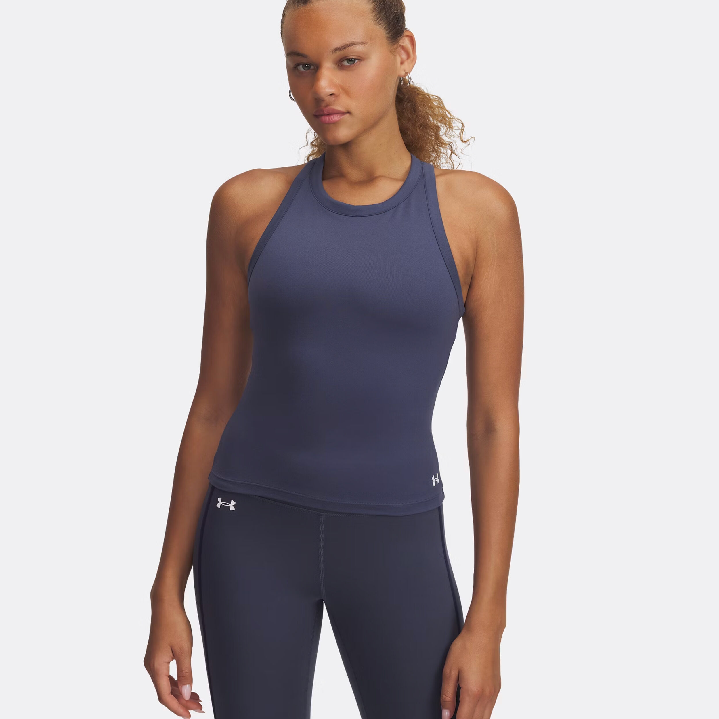 Under Armour Motion High Neck Débardeur Tank Top Femmes - Gris