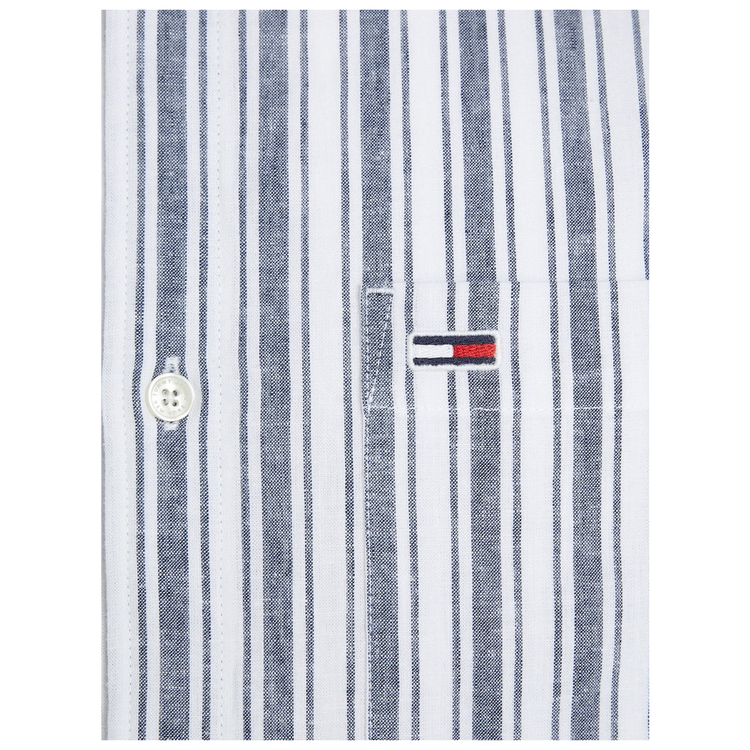Tommy Jeans TJM MAO STRIPE LINEN BLEND SHI