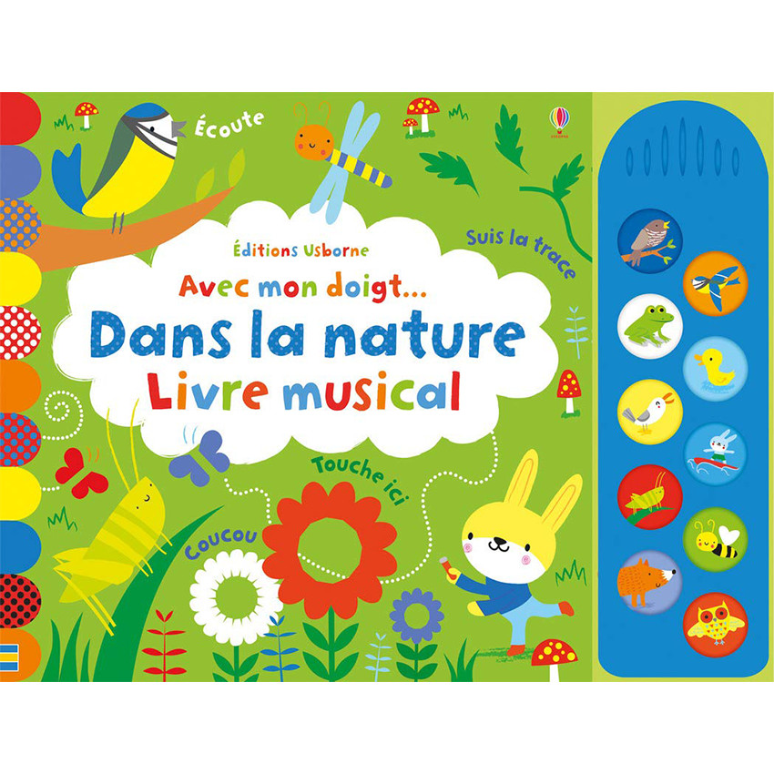 Avec mon doigt, livre musical - Dans la nature