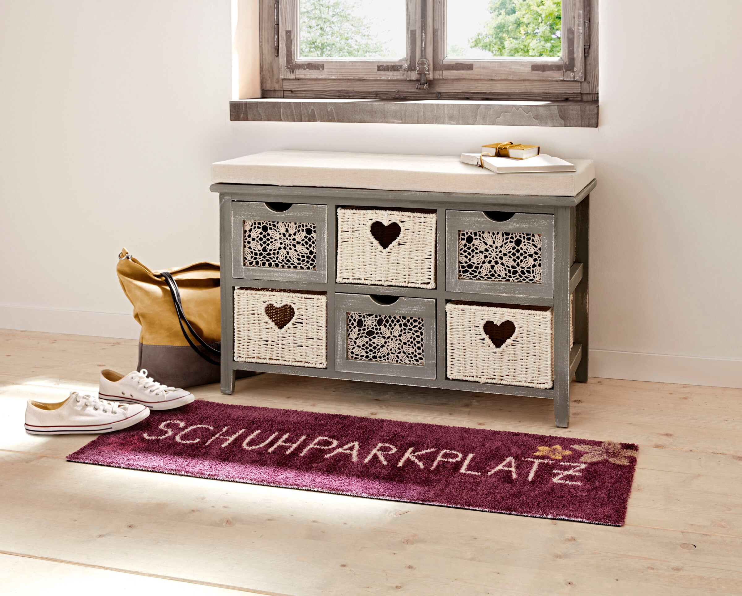 Akzente Feel Fußmatte in aubergine