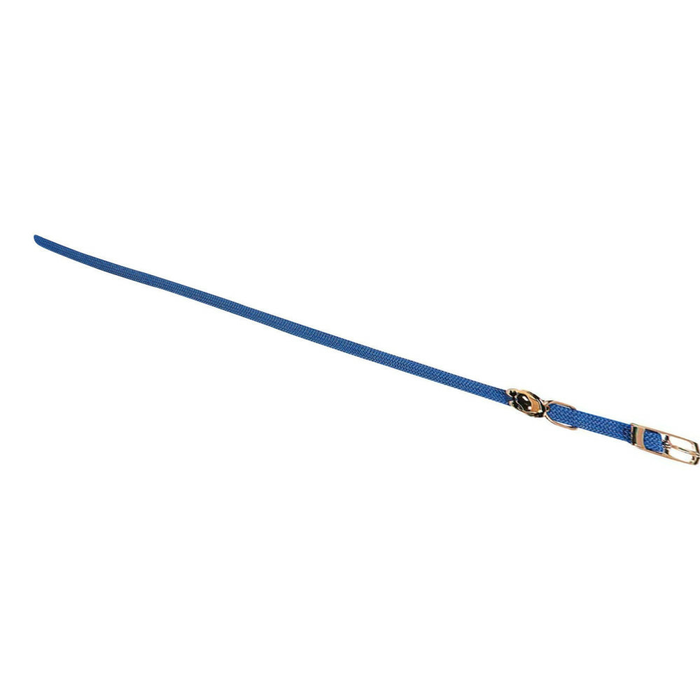 Collier 32 cm x 10 mm collier élastique avec clochette bleu pour chat