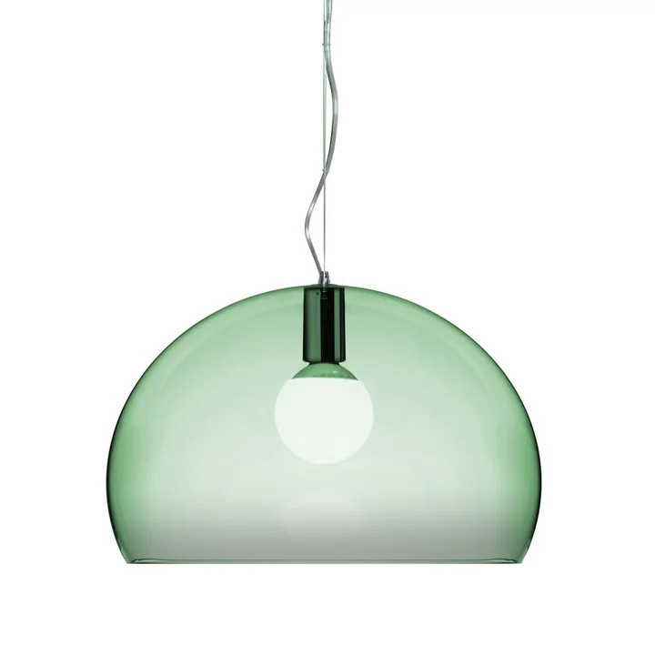 Kartell - FL/Y Pendelleuchte, salbeigrün