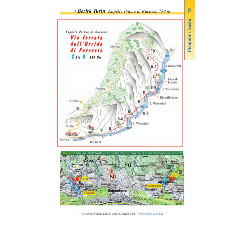 Schall-Verlag Klettersteig-Atlas Italien, Bd. 1 West