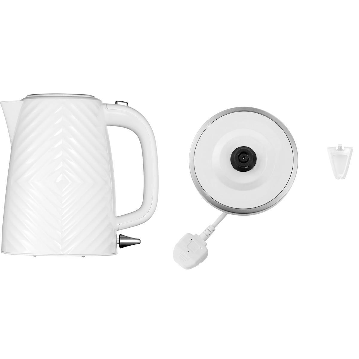 Russell Hobbs Groove vannkoker 26381-70 (hvit)